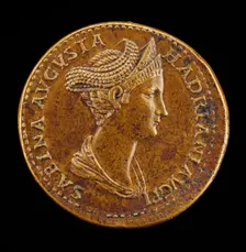 Sabina, died A.D. 136 or 137, Wife of Hadrian [obverse]. Creator: Giovanni da Cavino