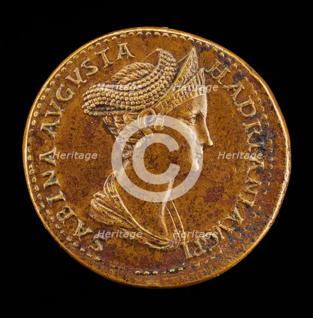 Sabina, died A.D. 136 or 137, Wife of Hadrian [obverse]. Creator: Giovanni da Cavino.