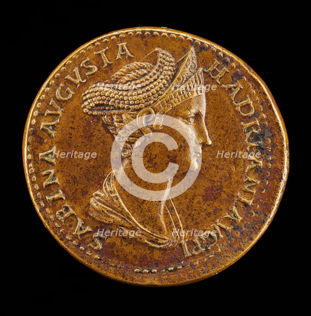 Sabina, died A.D. 136 or 137, Wife of Hadrian [obverse]. Creator: Giovanni da Cavino.