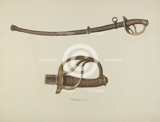 Sabre, 1942. Creator: Carl Buergerniss.