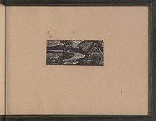 Sabrina's silvery flood 1821. Creator: William Blake