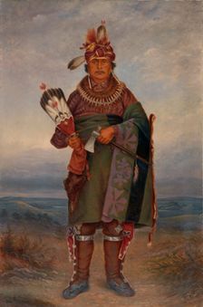 Sac and Fox Indian, ca. 1893. Creator: Antonio Zeno Shindler
