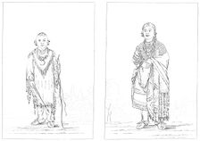 Sac and Fox Indians, 1841.Artist: Myers and Co