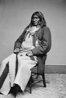 Sac & Fox Indian Chiefs / Group of Indians, between 1855 and 1865. Creator: Unknown