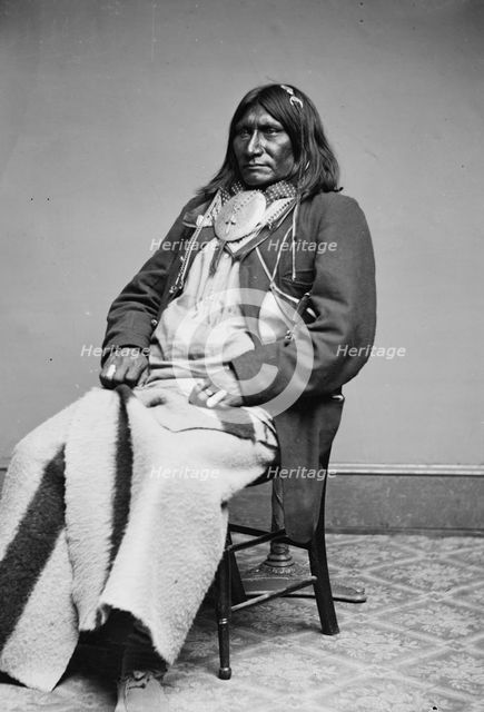 Sac & Fox Indian Chiefs / Group of Indians, between 1855 and 1865. Creator: Unknown.