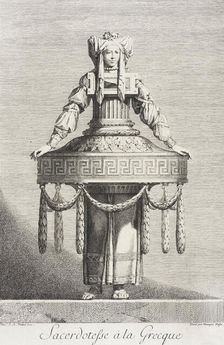 Sacerdotesse à la Grecque, 1771. Creator: Bossi