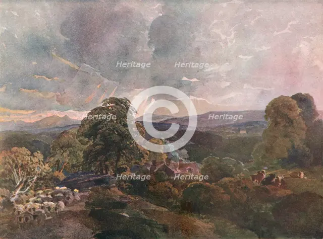 'Sackbridge Hall, Near Lowther', c1928. Creator: Peter de Wint.