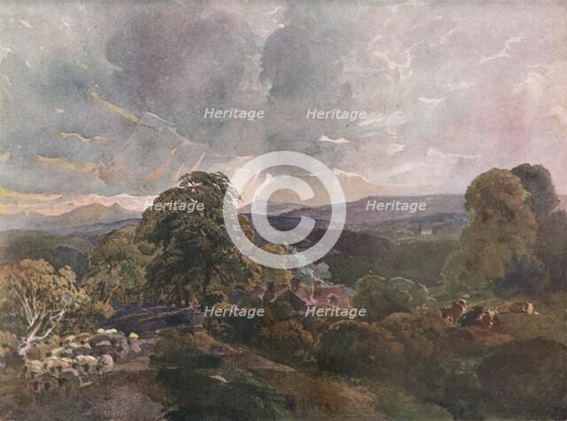 'Sackbridge Hall, Near Lowther', c1928. Creator: Peter de Wint.