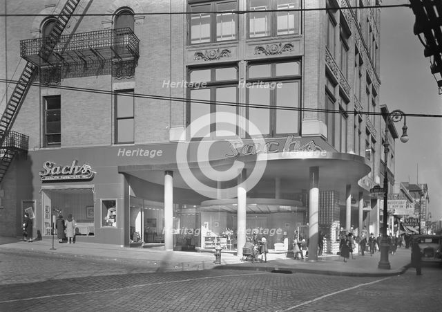 Sachs Quality Furniture Inc., business at 150th & 3rd Ave., New York City, 1940. Creator: Gottscho-Schleisner, Inc.