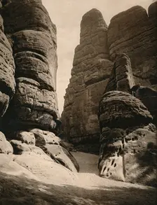 Sachsiche Schweiz - Schrammsteine 1931. Artist: Kurt Hielscher