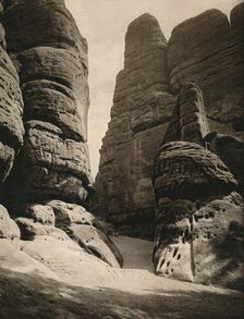 Sachsiche Schweiz - Schrammsteine 1931. Artist: Kurt Hielscher