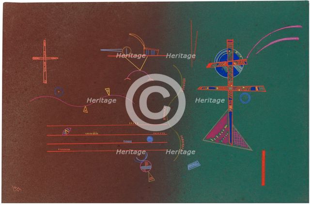 Sachte, 1929. Creator: Vassily Kandinsky.