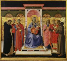 Sacra Conversazione (Annalena Altarpiece), ca 1435. Creator: Angelico, Fra Giovanni, da Fiesole (ca. 1400-1455)