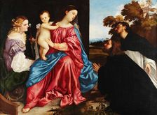 Sacra Conversazione, c 1513. Creator: Titian (1488-1576)