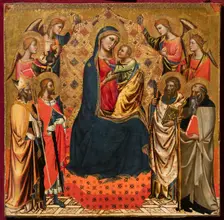 Sacra conversazione, ca 1370. Creator: Gerini, Niccolo di Pietro (ca. 1350-1415)