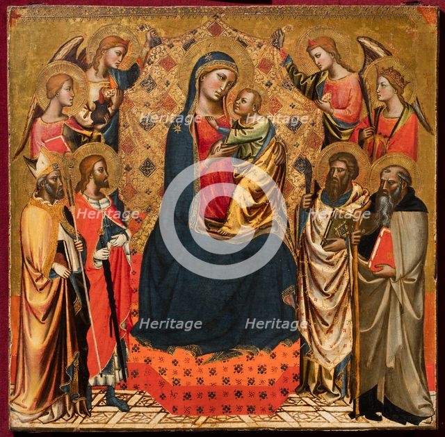 Sacra conversazione, ca 1370. Creator: Gerini, Niccolo di Pietro (ca. 1350-1415).