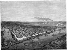 Sacramento California, 1859.Artist: Regis Francois Gignoux