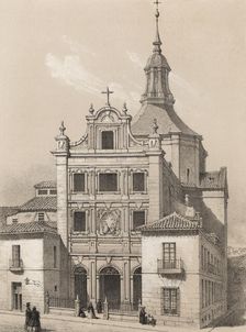 Sacramento Monastery, Madrid, engraving 1870