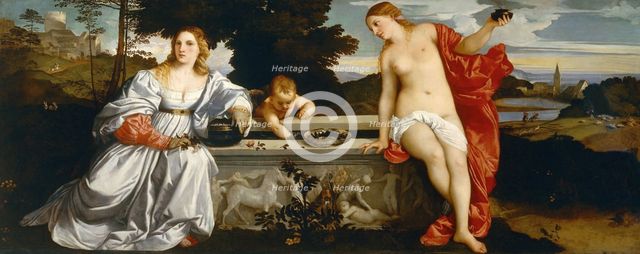 Sacred and Profane Love, ca 1515.