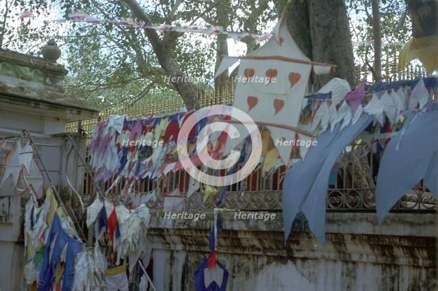 Sacred bo-tree at Anuradhapura in Sri Lanka. Artist: Unknown
