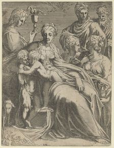 Sacred Conversation, ca. 1550-56. Creator: Leon Davent