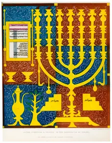 Sacred furniture and vessels of the Tabernacle of Israel, 15th century, (1840). Artist: C J Smith