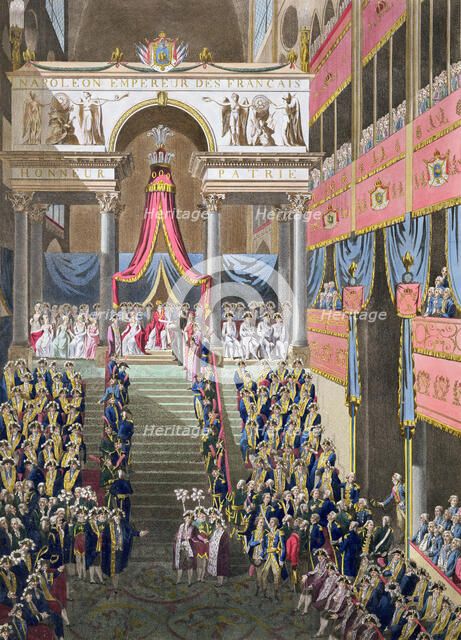 'Sacred Festival and Coronation of their Imperial Majesties', Paris, 1804 (1806). Artist: Unknown