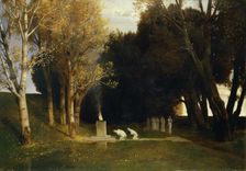 Sacred grove , 1882. Creator: Böcklin, Arnold (1827-1901)
