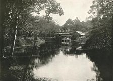 Sacred Horse Shoe Lake and Zayats, Wingaba, Rangoon 1900. Creator: Unknown