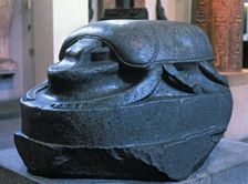 Sacred scarab representing the Khepri incarnation. From the ancient city of Heliopolis