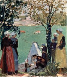 Sacred Spring at Guidel 1905