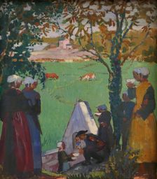 Sacred Spring at Guidel, 1905. Creator: Maurice Denis