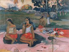 Sacred Spring: Sweet Dreams, (Nave nave moe), 1894. Creator: Paul Gauguin