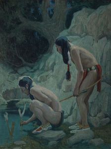 Sacred Waters, after 1902. Creator: Eanger Irving Couse