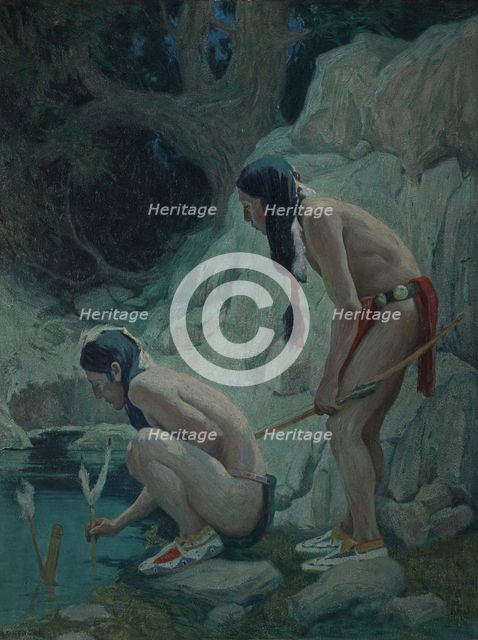 Sacred Waters, after 1902. Creator: Eanger Irving Couse.