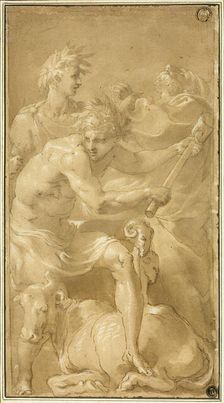 Sacrifice of a Bull, n.d. Creator: Francesco Primaticcio