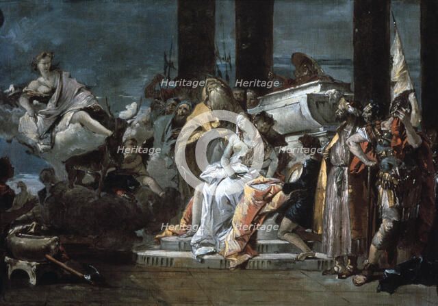 'Sacrifice of Iphigenia', 1735. Artist: Giovanni Battista Tiepolo