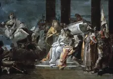 Sacrifice of Iphigenia 1735. Artist: Giovanni Battista Tiepolo