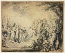 Sacrifice of Iphigenia, 1766. Creator: Philippe Joseph Tassaert