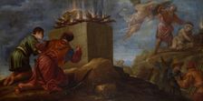 Sacrifice of Isaac, 1668. Creator: Juan Antonio de Frias y Escalante