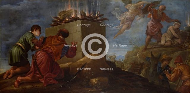 Sacrifice of Isaac, 1668. Creator: Juan Antonio de Frias y Escalante.