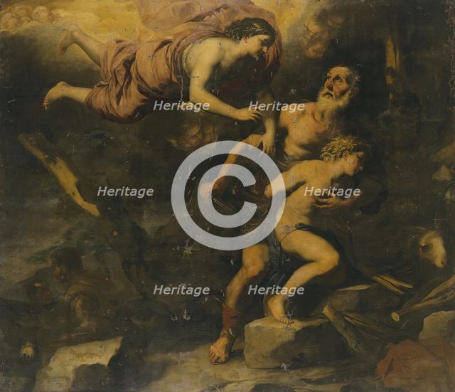 Sacrifice of Isaac, 1684. Creator: Luca Giordano.