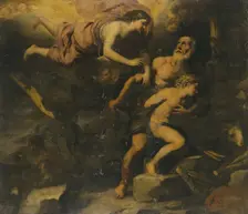 Sacrifice of Isaac, 1684. Creator: Luca Giordano