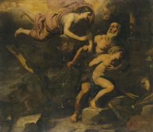 Sacrifice of Isaac, 1684. Creator: Luca Giordano