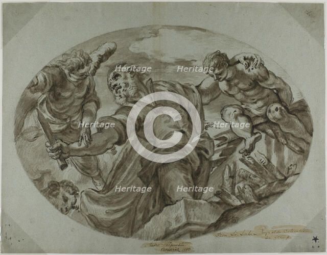 Sacrifice of Isaac, c. 1656. Creator: Unknown.