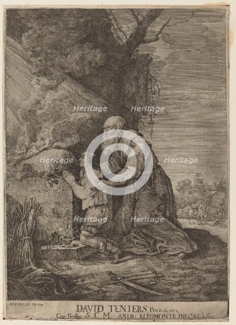 Sacrifice of Isaac. Creator: Andreas Altomonte.