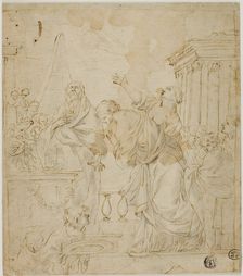 Sacrifice of Jephthah's Daughter, n.d. Creator: Unknown