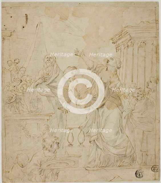Sacrifice of Jephthah's Daughter, n.d. Creator: Unknown.