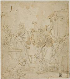 Sacrifice of Jephthah's Daughter, n.d. Creator: Unknown