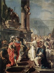 Sacrifice of Polyxena, 1730. Creator: Giovanni Battista Pittoni the Younger